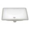 Ruvati 18"x13" Undermnt Bathroom Sink White Rectangular Ceramic W/ Overflow RVB0720 - alternate 3